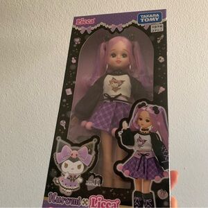 Japan Takara Tomy Licca-Chan Doll Kuromi Sanrio